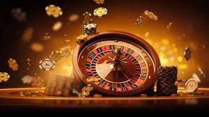 Layar Casino Hold'em di bisnis 4d menampilkan dealer profesional dan kartu yang dibagikan